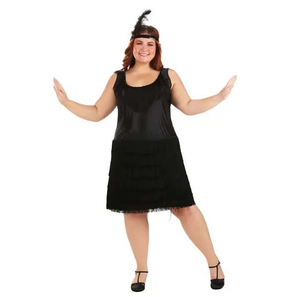 Women's Plus Size 1920's Flapper Costume