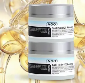VGO Snail Mucin 92 Essence Moisturizer 150g Baba De Caracol Restorative Hydration B3 Cream for All Skin Types Alcohol Free Serum - Skincare Facial Radiance fluid  moisturizer colostrum  spray hydration kit