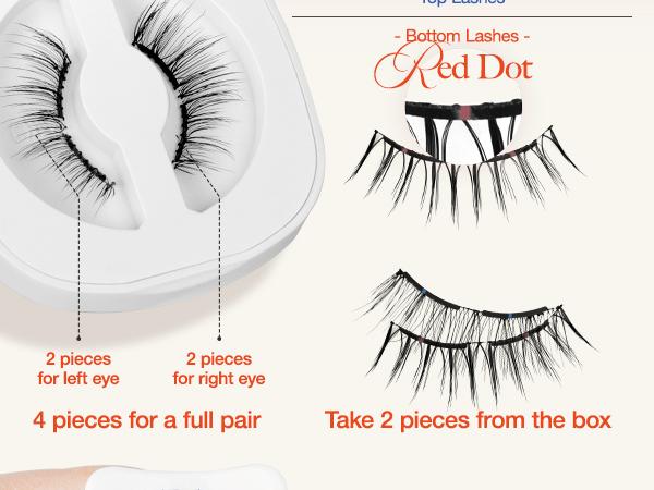 [TiktokShopSpringGlowUp] LASHVIEW Soft Magnetic Eyelashes Cosmetic EyeLash Extension with Applicator No Glue & Eyeiner Needed Reusable Makeup Eyelashes