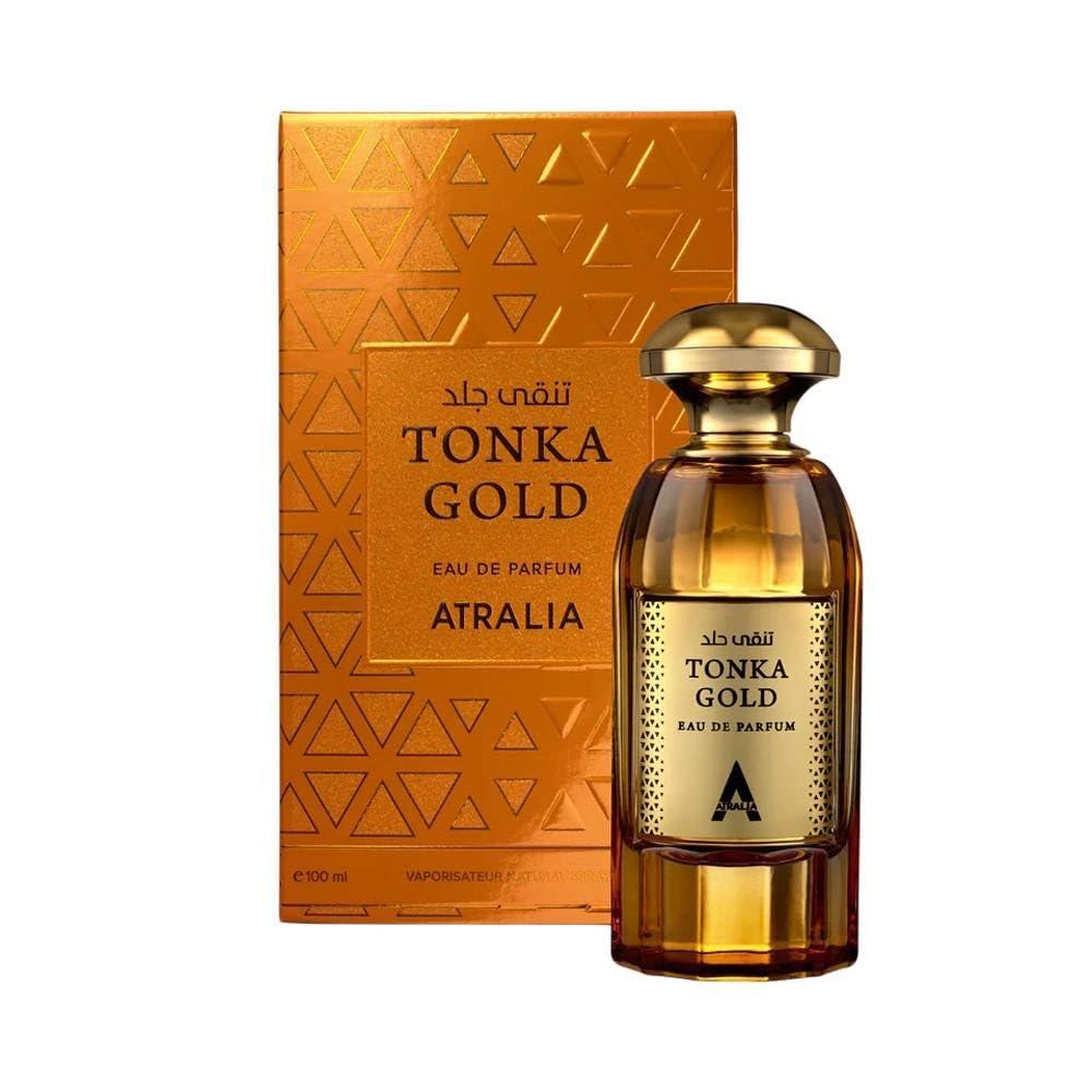 Atralia Tonka Gold Eau De Parfum Unisex 100Ml 3.4Oz - Luxurious and Long Lasting Fragrance With Top Notes Of Cognac, Cinnamon and Plum Atralia Tonka Gold Eau De Parfum Unisex 100Ml 3.4Oz - Luxurious and Long Lasting Fragrance With Top Notes Of Cognac, Cinnamon and Plum