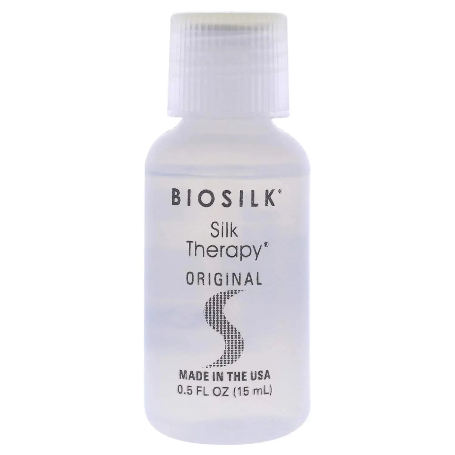 BioSilk Silk Therapy Original Reconstructing Leave-In Hair Treatment & Leave In Conditioner - Hydrolyzed Silk Haircare with Shine Boost, Split End Prevention, Sulfate-, Paraben-, Cruelty-Free, 0.5Oz