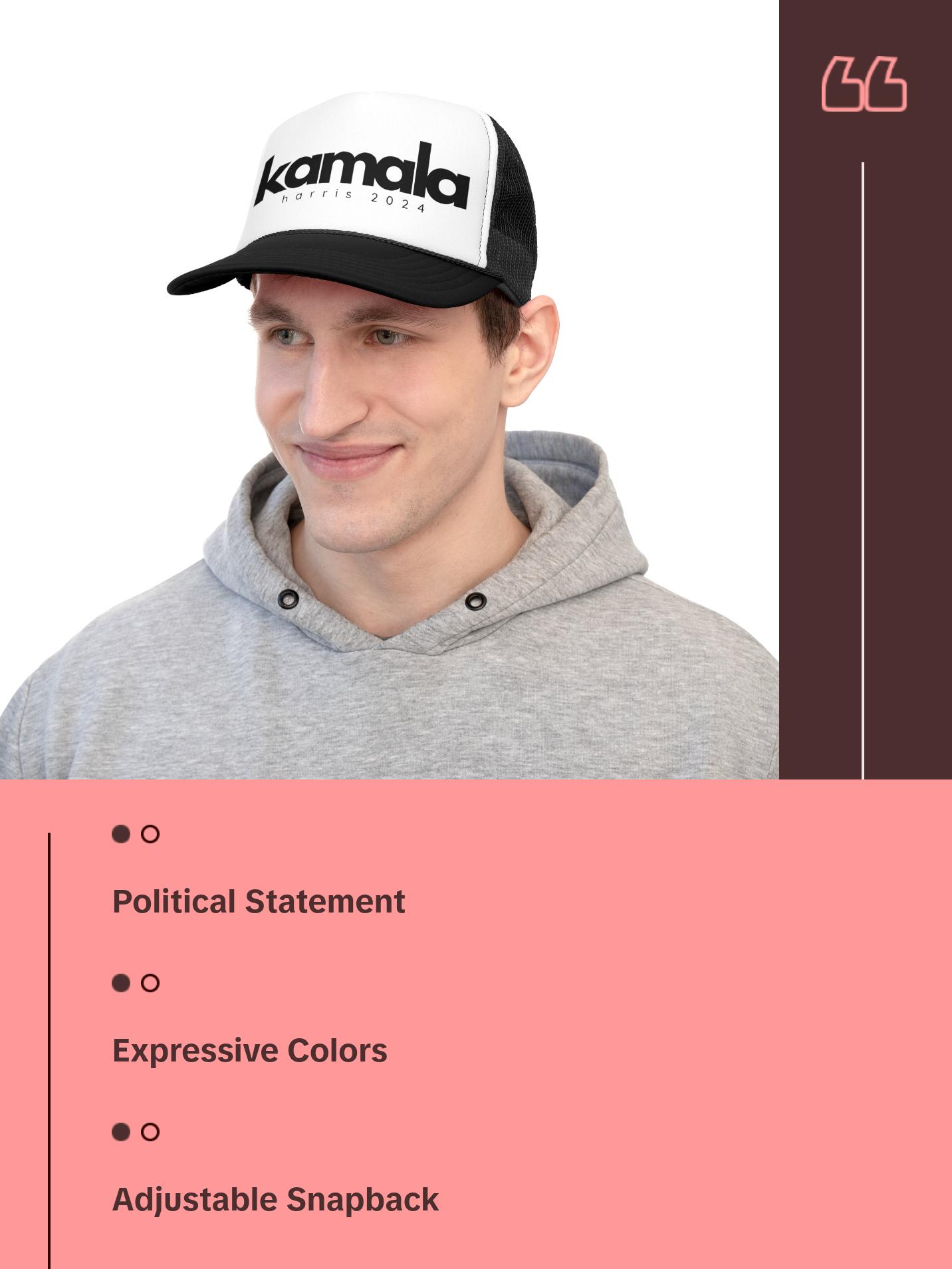 Kamala Harris Trucker Hat - Harris 2024 Hat