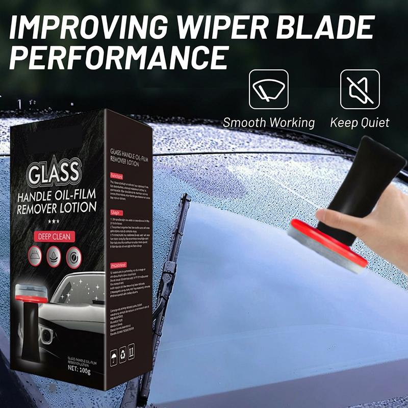 Automotive Handheld Oil Flmr Cream,Glass DecontaminationWithoutTraces,Window Oil Film Cleaning,FastCleaning, CompactAnd Easy To Cary-100g Degreaser Cleaner