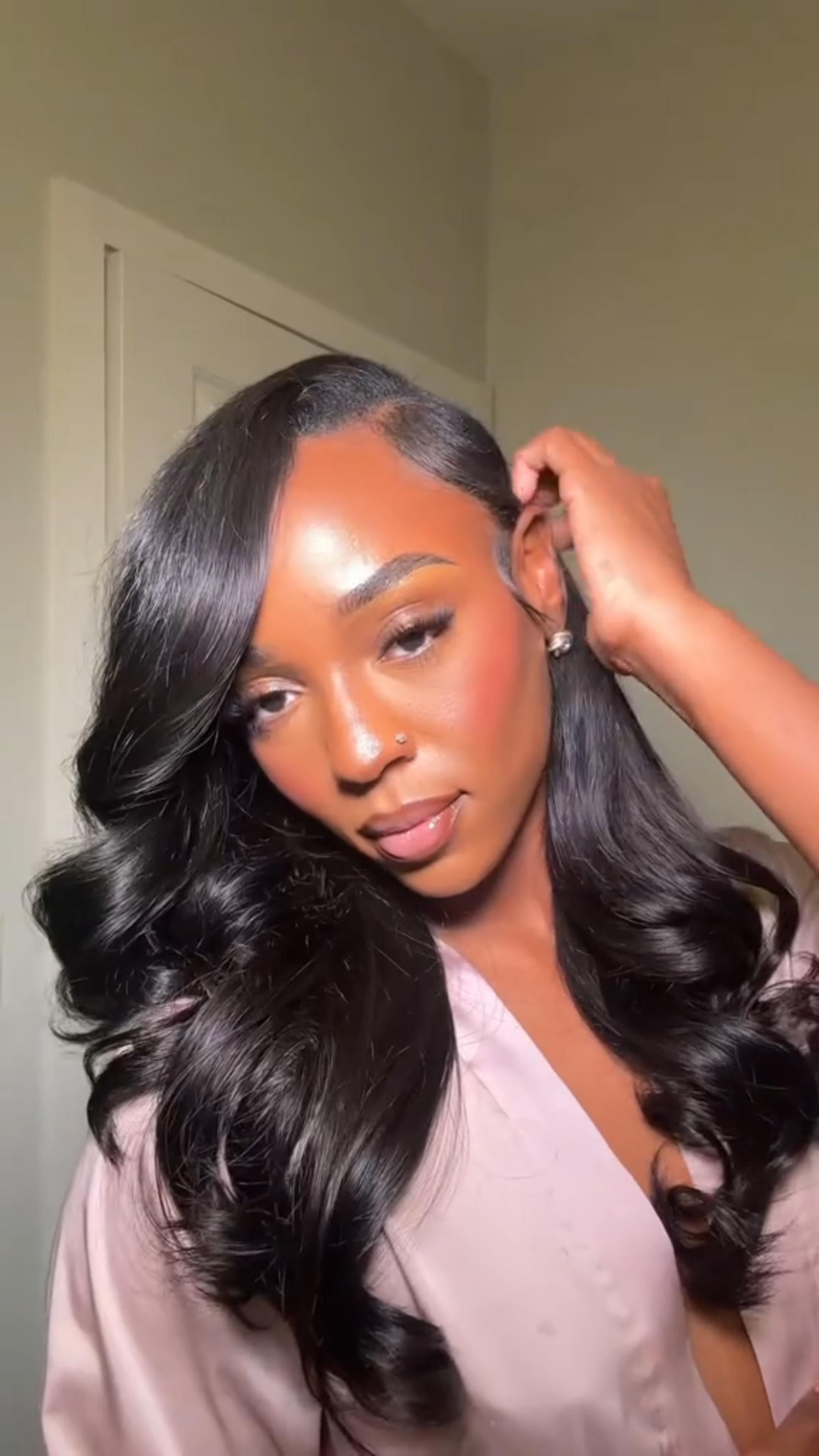 [Ashine] Affordable Brazilian Virgin One-directional Cuticles-sleek, Tangle-resistant, and Re-wearable Glossy Hair 10A Bundles 100% Human Hair Straight/Body Wave 10 To 30 Inch Wigs