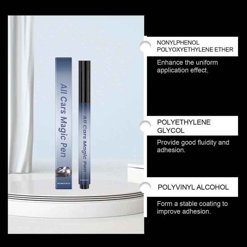 Car Scratch Repair Pen - Fix Paint Scratches & Scrapes in Seconds, All-in-1 Polish & Renew Kit for Quick Touch-Up