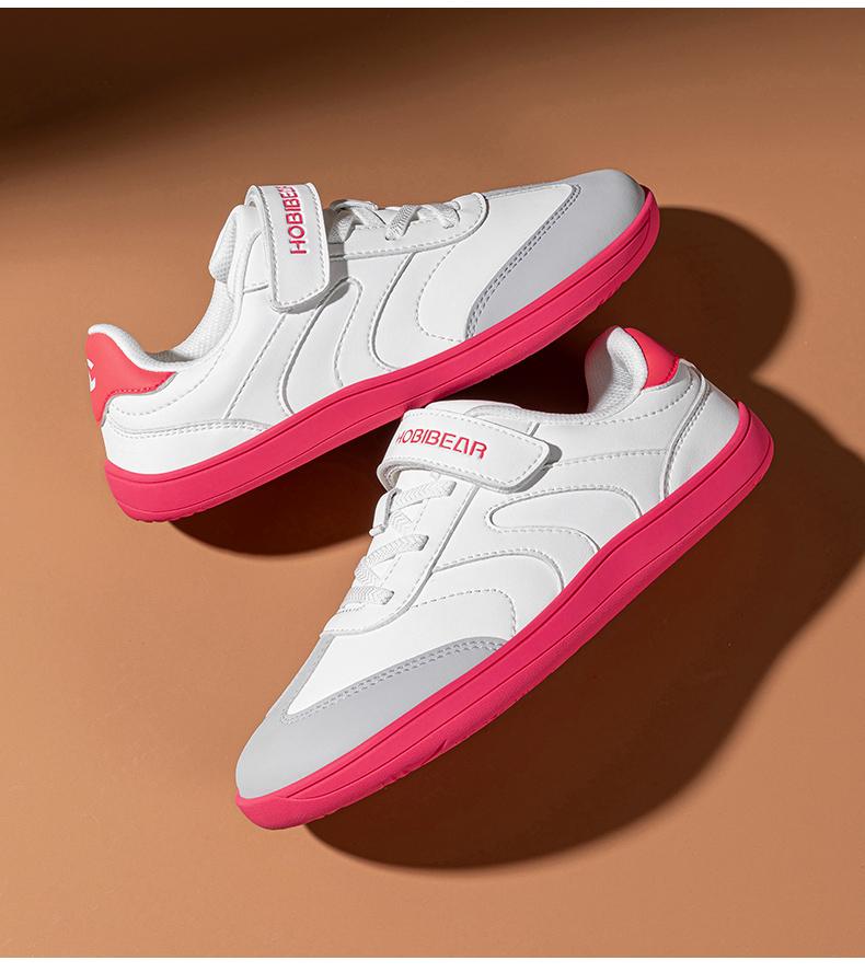 HOBIBEAR Leather Wide-Toe Hiking Shoes Outdoor Sports Shoes Campus Daily Casual Shoes Women's Walking Shoes