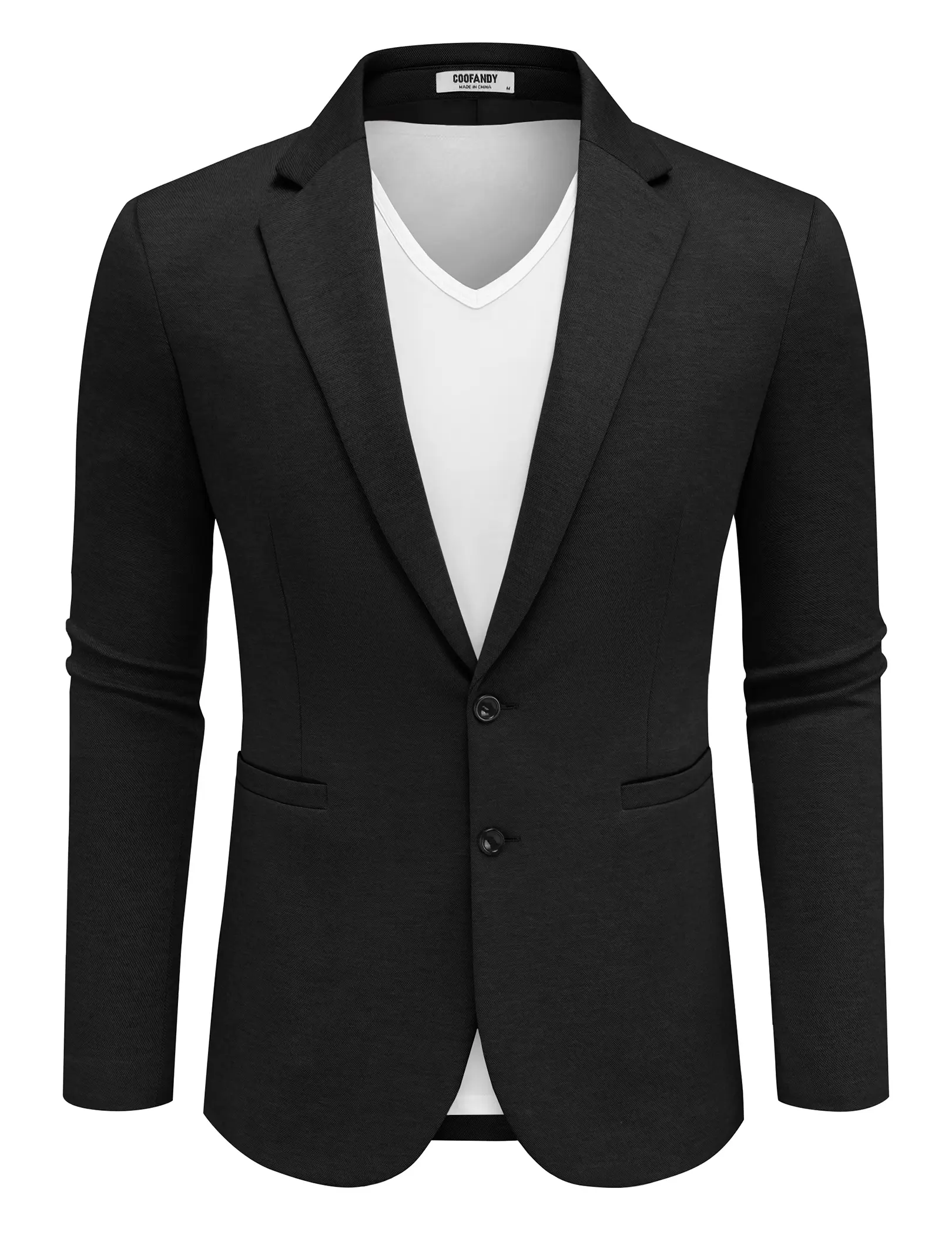 COOFANDY Men's Blazer Casual Knit Blazer Two Button Lightweight Sport Coats Suit Jacket