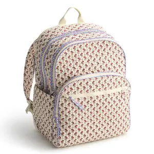 Vera Bradley Women's Premium Cotton Large Bancroft Backpack