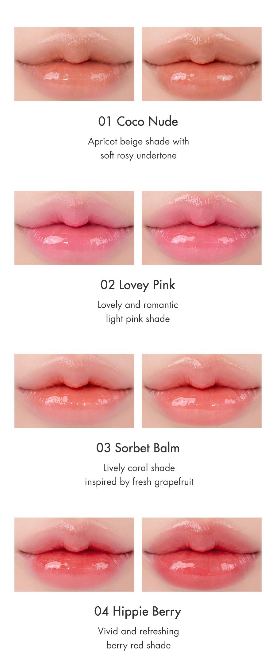 [rom&nd Official Shop] rom&nd Glasting Melting Balm 3.5g Glossy Finish, Hydrating & Moisturizing,Vegan, Lipgloss Lipstick Makeup Cosmetic