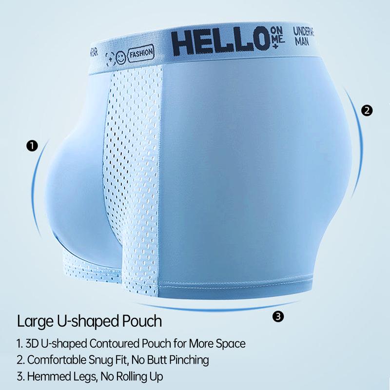 18Pcs Boxer Briefs For Men Woven Elastic Closure Stretch Panties Slim Fit Comfortable Quick Dry Moisture Wicking Athletic Workout Underwear Breathable Sweat-Absorbing Casual Mens Underpants Great Gift Idea For Christmas