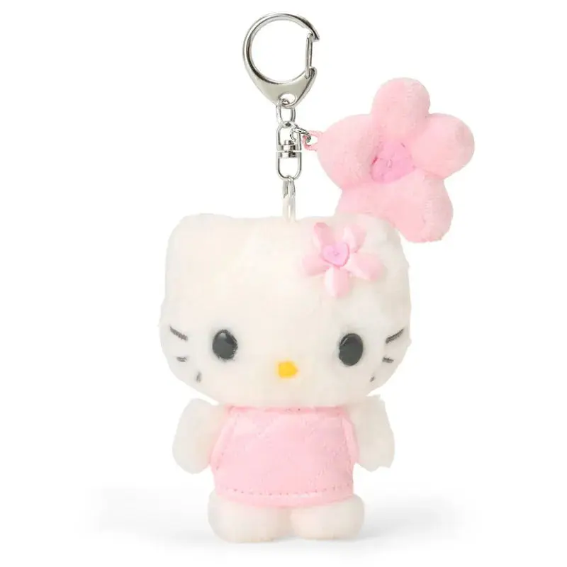 Hello Kitty Pink Mini Plush Mascot Keychain (Mini Quilt Series)