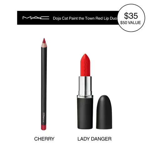 MAC Doja Cat Paint the Town Red Lip Duo