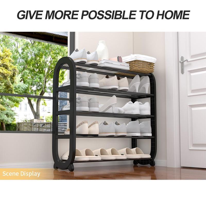 Are Shape 4/5-Tier Modern Minimalist Shoe Rack - Durable Plastic ...