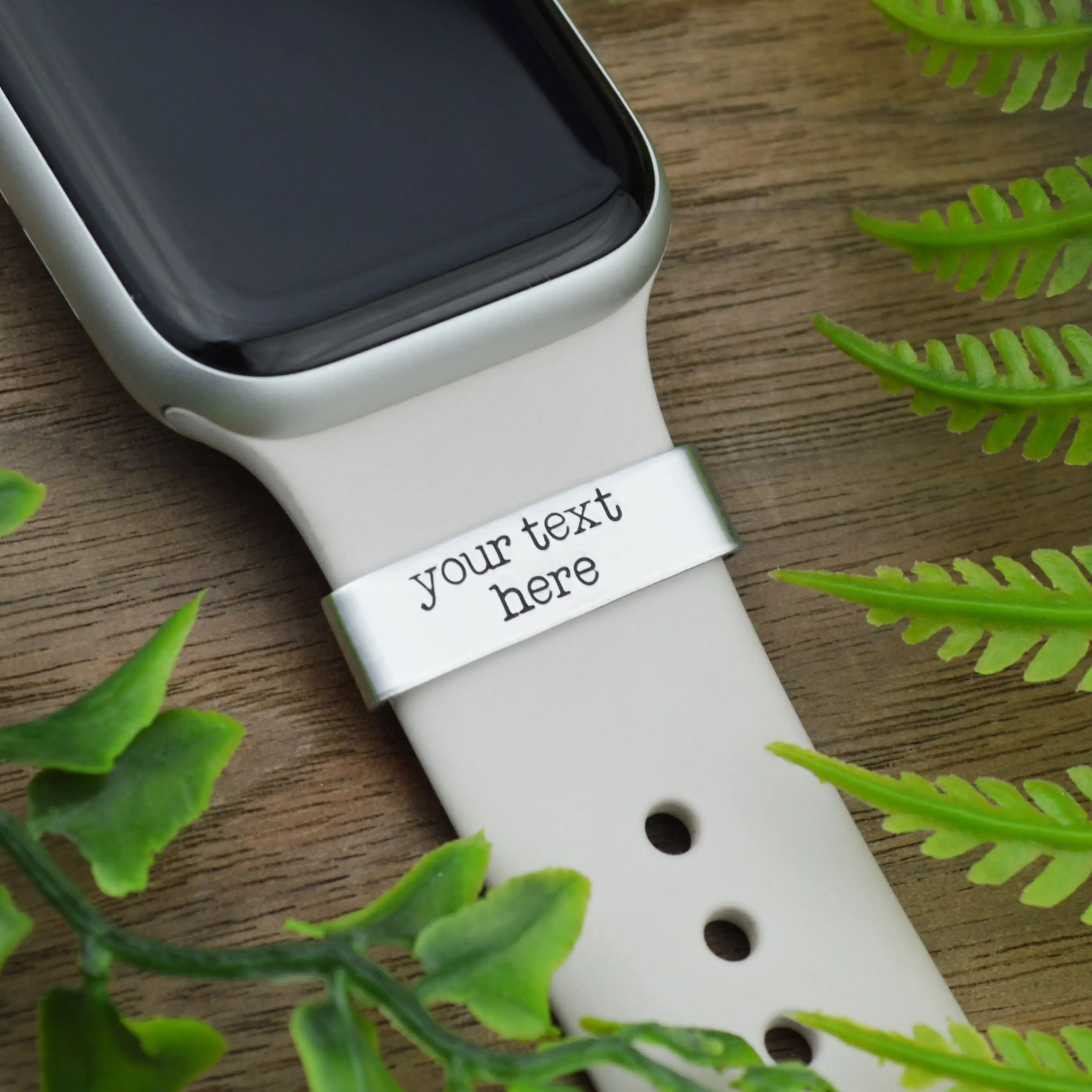 Personalized Smart Watch Band Charm