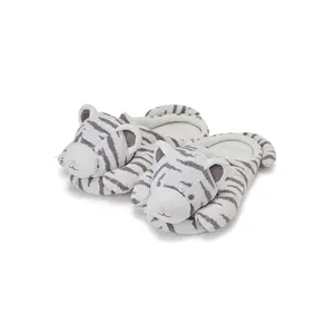 White Tiger House Slippers