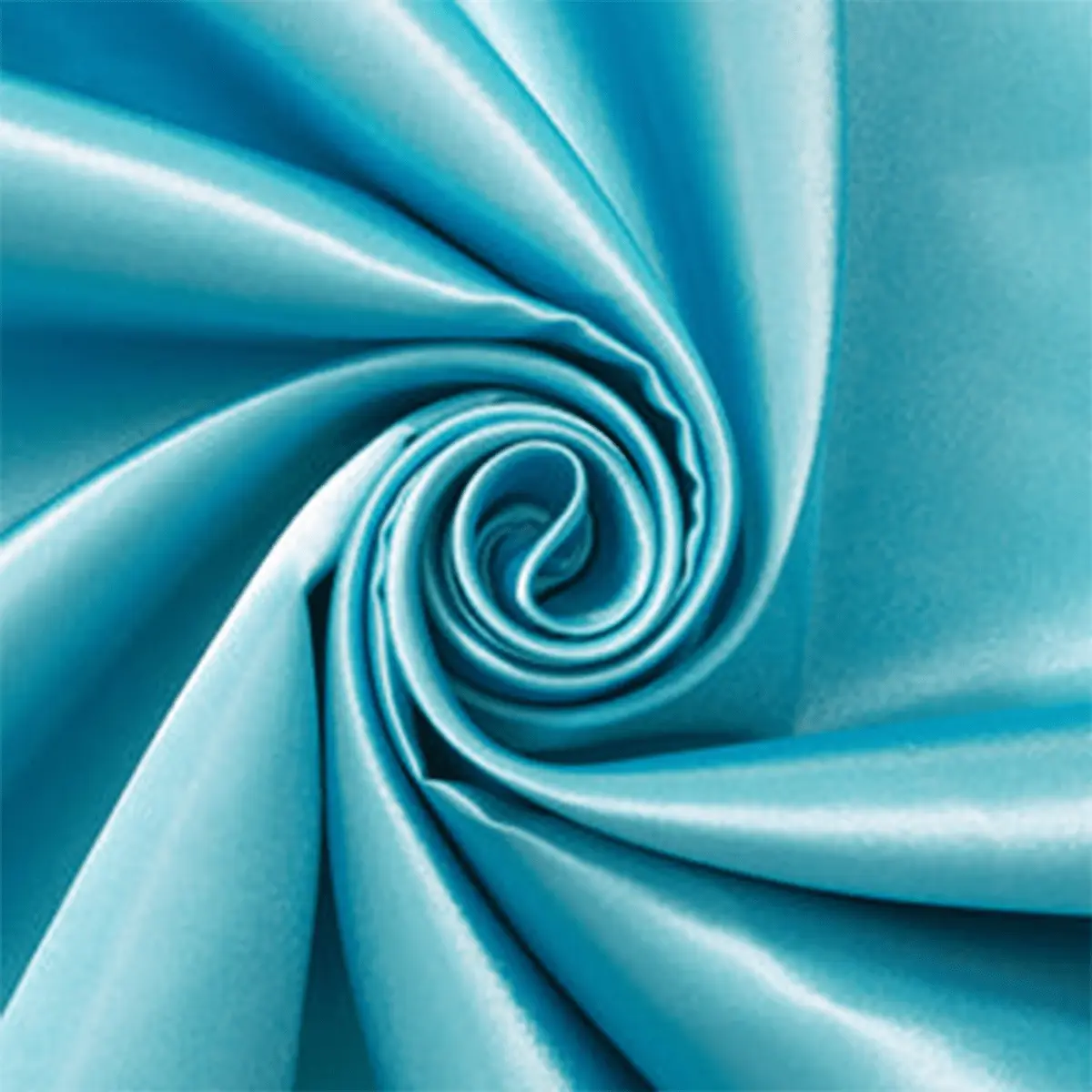 Turquoise Charmeuse Fabric by the Yard | Luxury Polyester 58/60