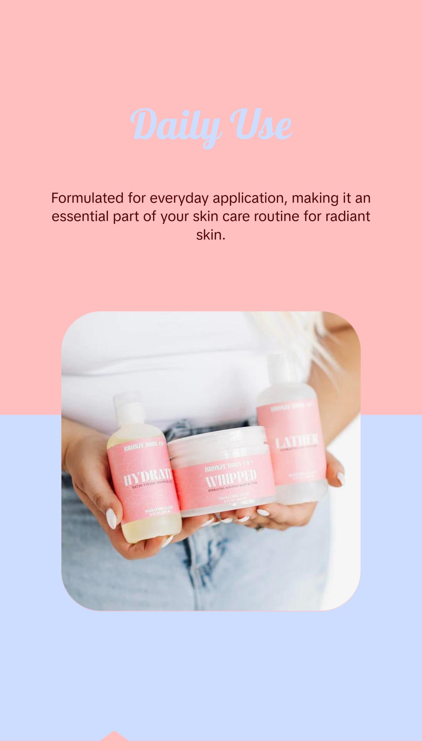 Spray Tan Safe Body Lotion | WHIPPED Body Butter