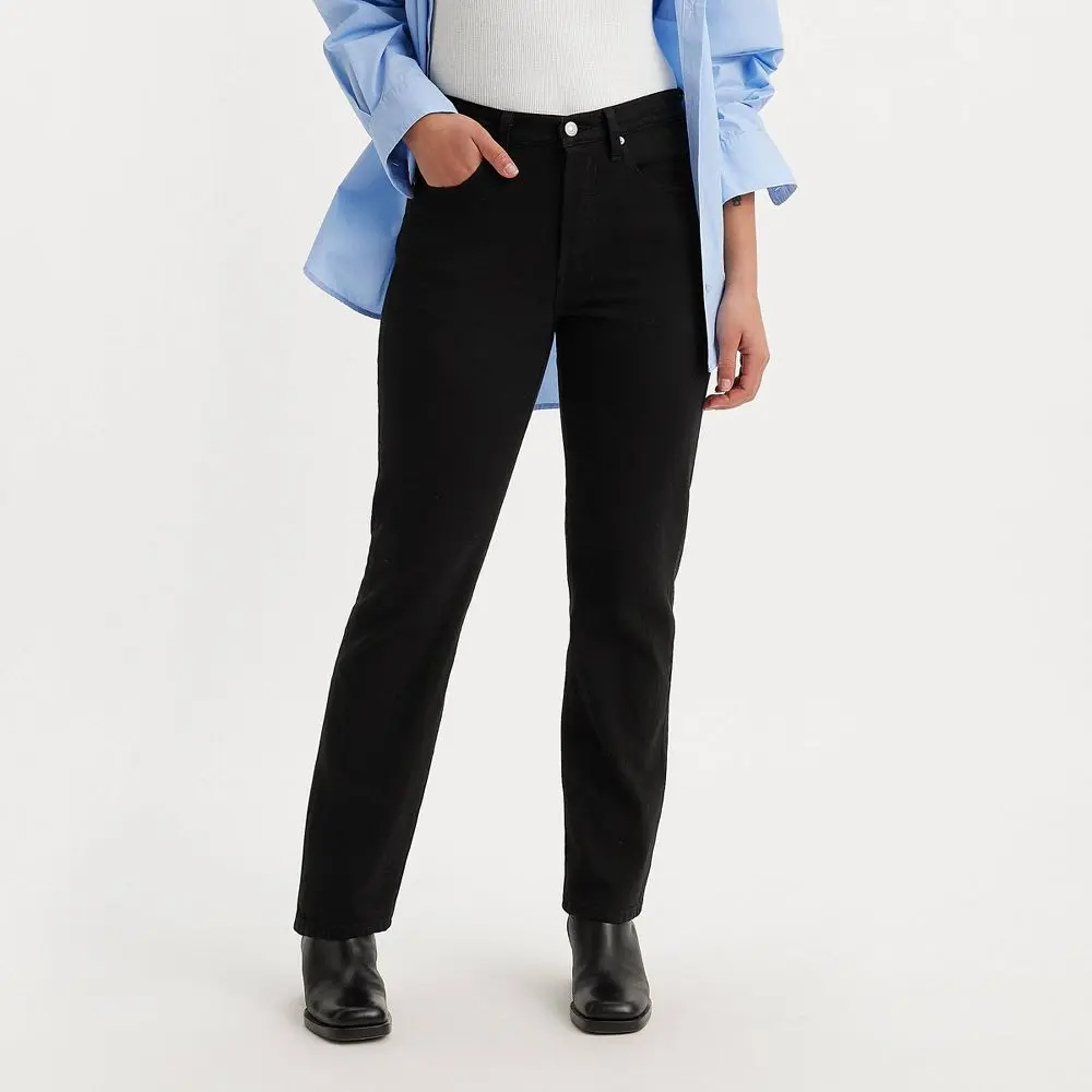 Levi's Women's 501 Original High-Rise Straight Stretch Jeans
