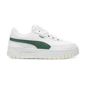 PUMA Womens Cali Dream Leather Lace Up Sneakers Shoes Casual - White