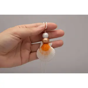 Citrus Sunrise Shell Necklace