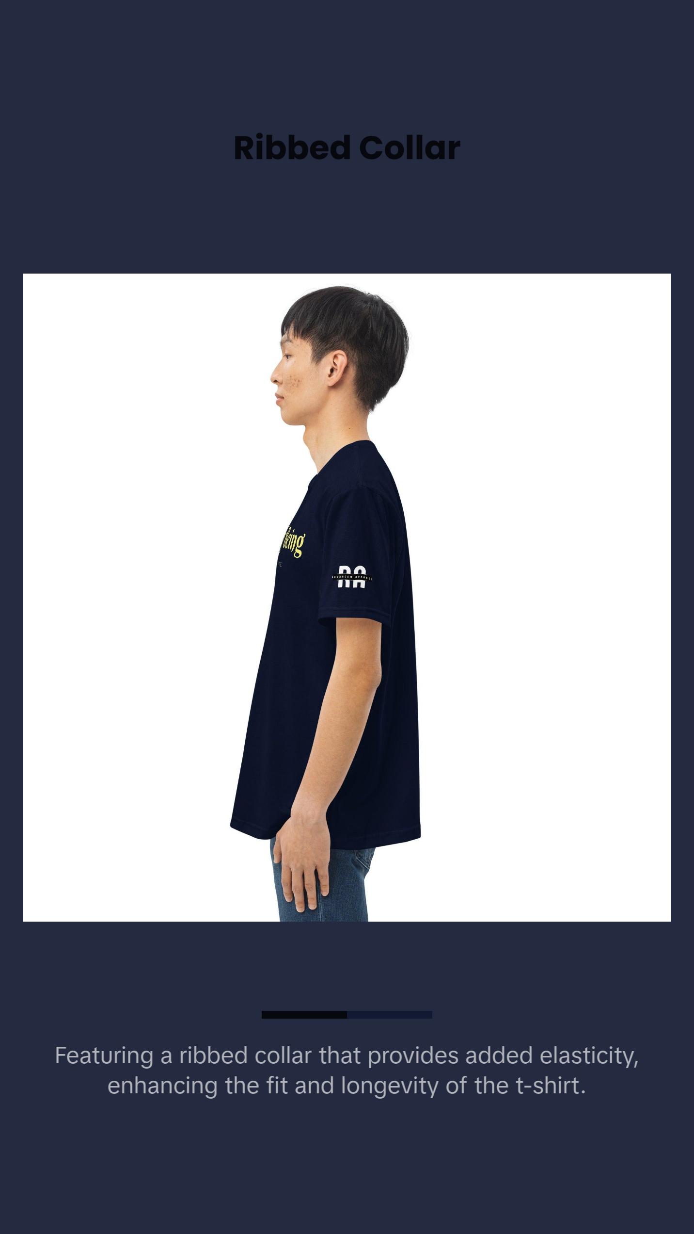 State of Being. Men's fitted straight cut t-shirt