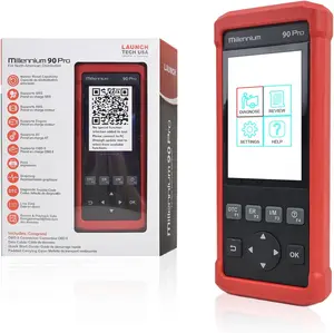 OBD2 Scanner LAUNCH Millennium 90 Pro Car Scanner, Full OBD2 Code Reader, Diagnostic Scan Tool for ABS SRS at Engine, with Oil EPB BMS ABS Bleeding SAS Reset Service Functions, Lifetime Free Update