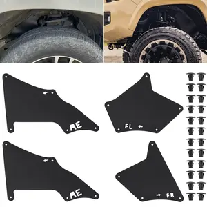 4Pcs Splash Guard Fender Liner Set for Toyota 4Runner FJ Cruiser & Lexus GX460 GX470 – Includes Clips, Direct Fit