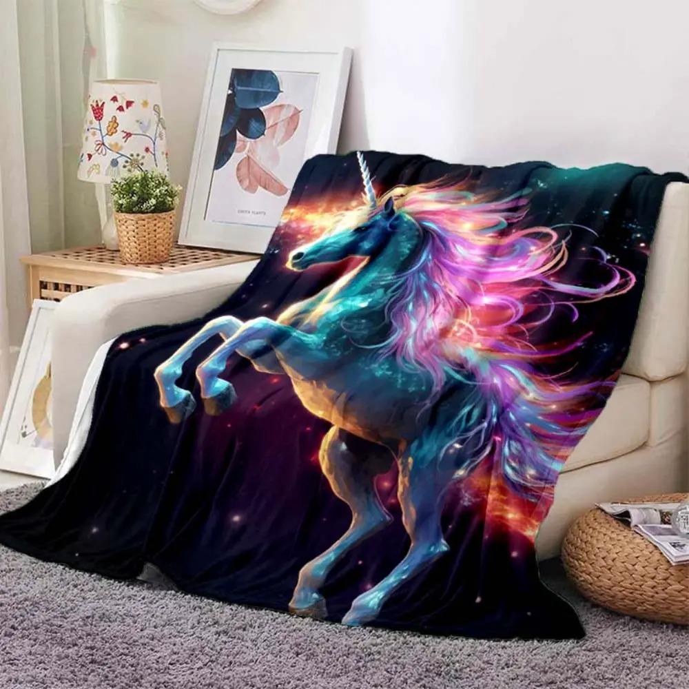 Unicorn Galaxy Flannel Throw Blanket, Magical Rainbow Unicorn Print, Warm Lightweight Cozy Blanket, Fantasy Room Decor for Bedroom Dorm Couch Sofa, Perfect Gift for Girls Kids Teens Unicorn Lovers for Movie Night Napping Story Time Unicorn Galaxy Flannel Throw Blanket, Magical Rainbow Unicorn Print, Warm Lightweight Cozy Blanket, Fantasy Room Decor for Bedroom Dorm Couch Sofa, Perfect Gift for Girls Kids Teens Unicorn Lovers for Movie Night Napping Story Time