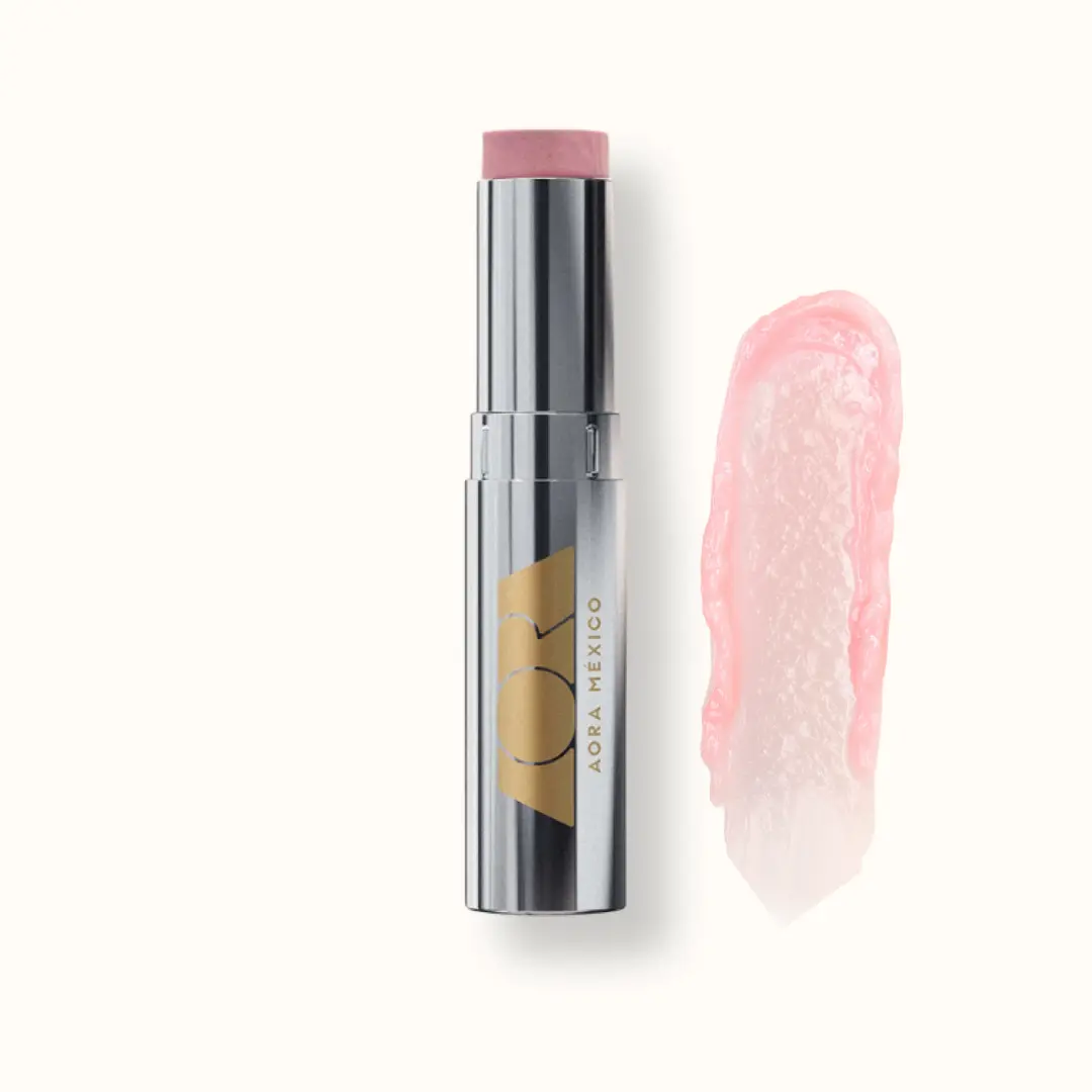 Aora Acariciame Solid Lip Serum Glossy Hydration with Hyaluronic Acid Vitamin E & Squalane Lightweight Moisture Lipstick Oil for Plumping & Irresistible Shine