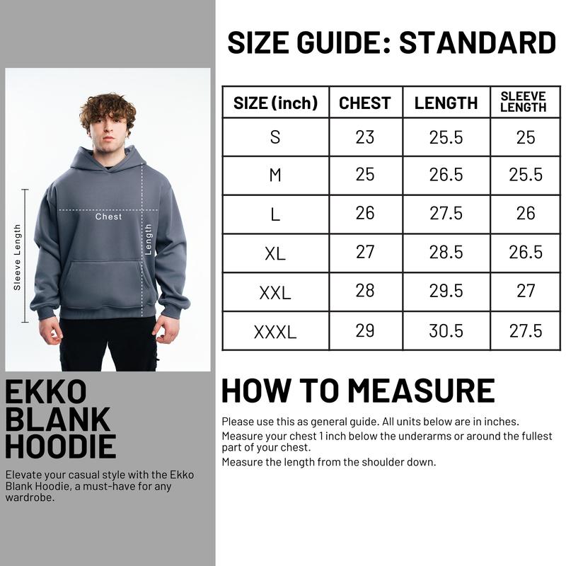 EKKO Blank Hoodie - Polar Fleece -Unisex