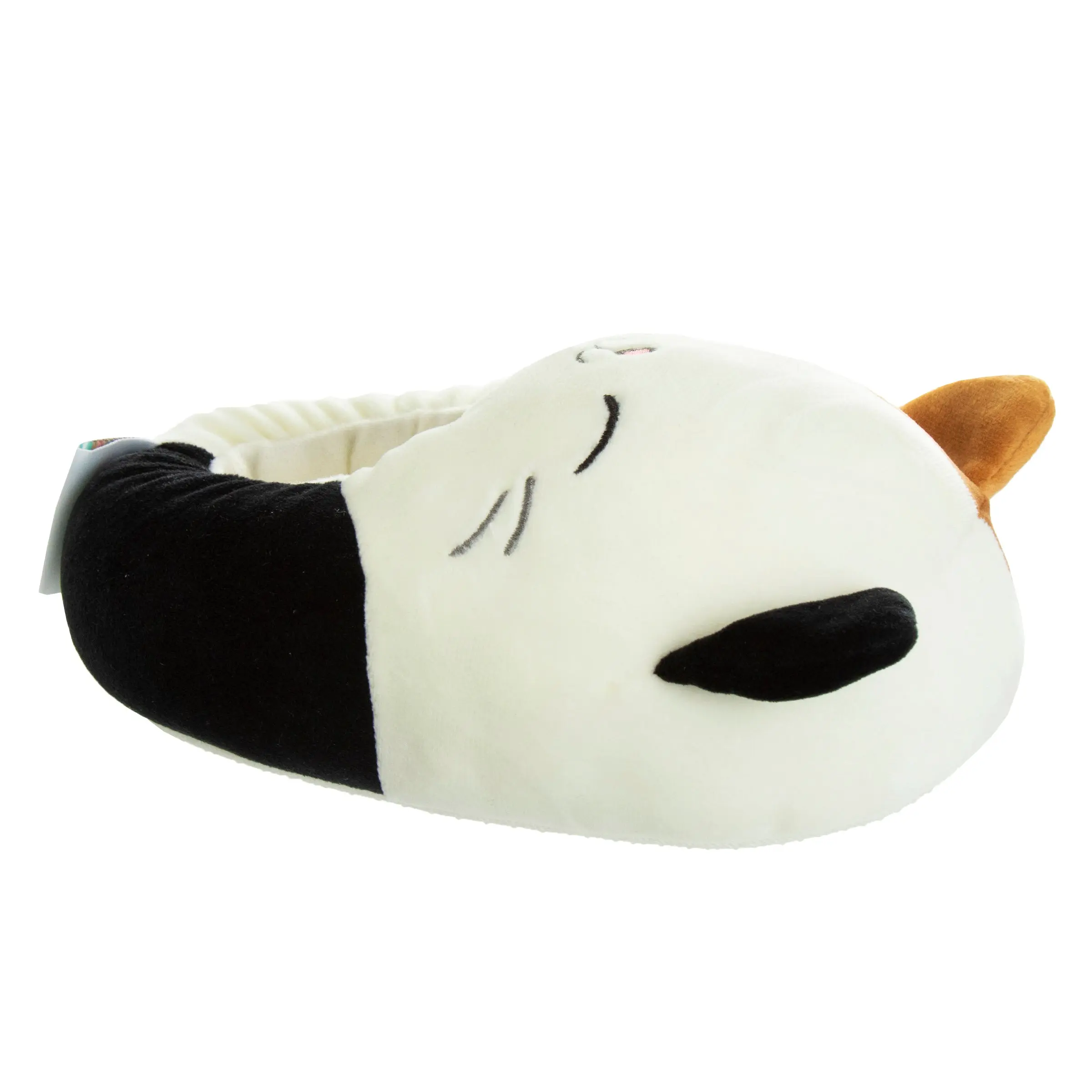 Josmo Officially Licensed Squishmallows Cam the Cat House Slippers for Kids, Cozy Plush Scuff with Non-Slip Sole for Indoors, Anti-Slip Outsoles Women's Home Slippers, Slip On