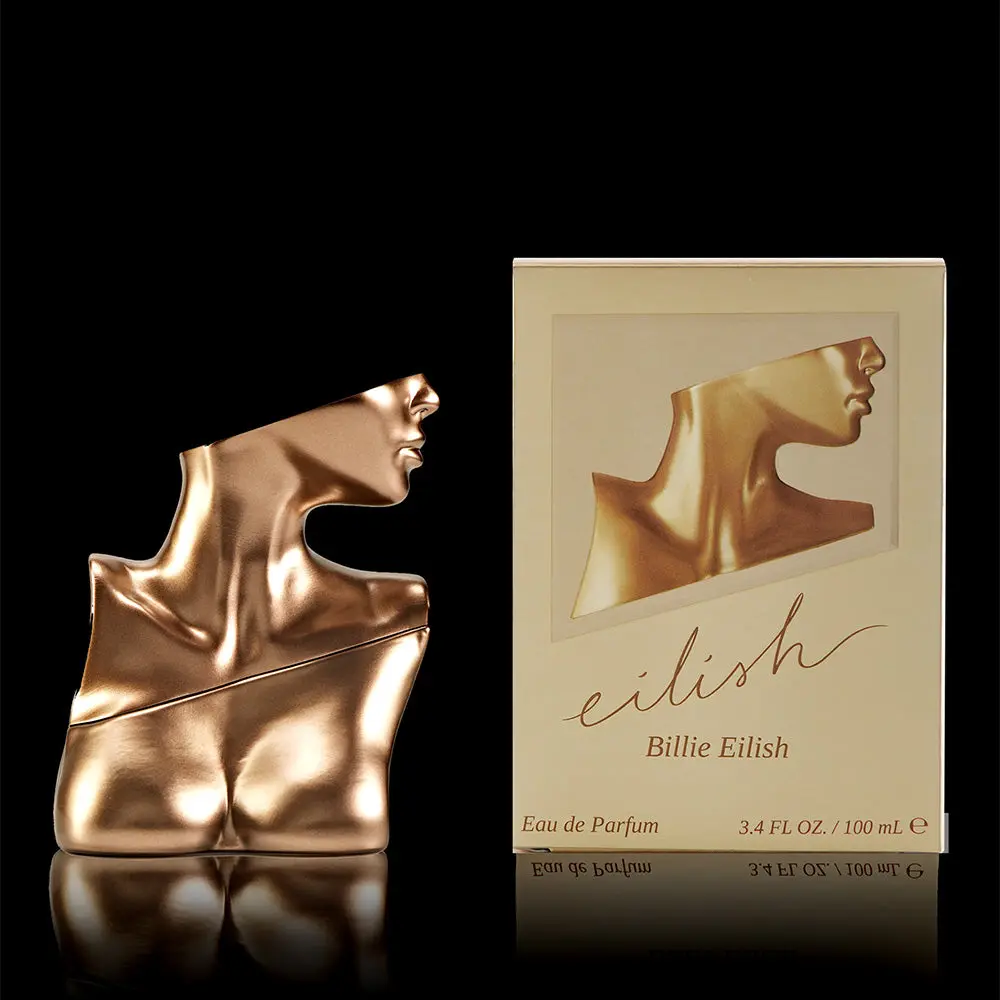 Billie Eilish Perfume for Women, Eilish Eau de Parfum Spray 3.4 Fl Oz / 100ml, Amber Gourmand Vanilla Musk Women's Fragrance with Sugared Petals, Red Berries, Mandarin, Cocoa, Tonka and Creamy Woods