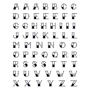 Vintage Lettering Temporary Tattoos