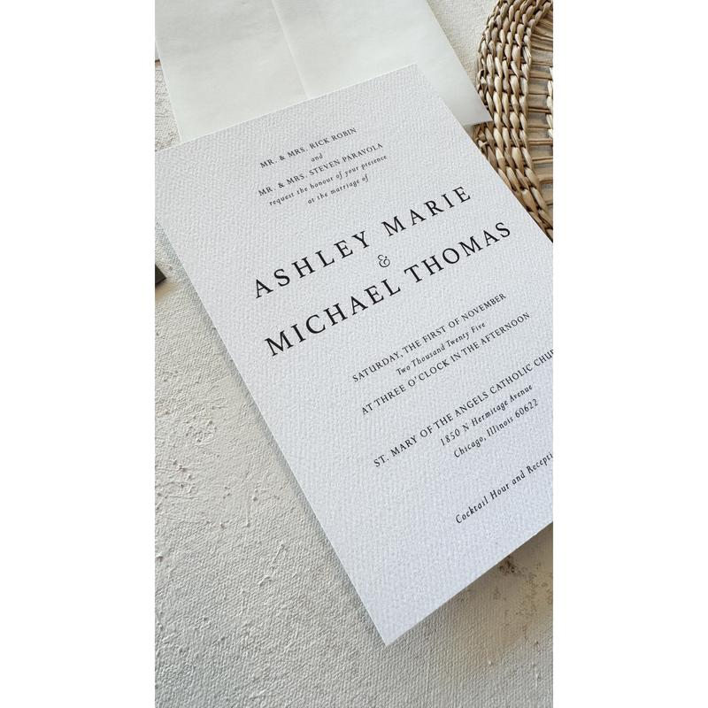 Digitally Printed Wedding Invitations | Style 1588