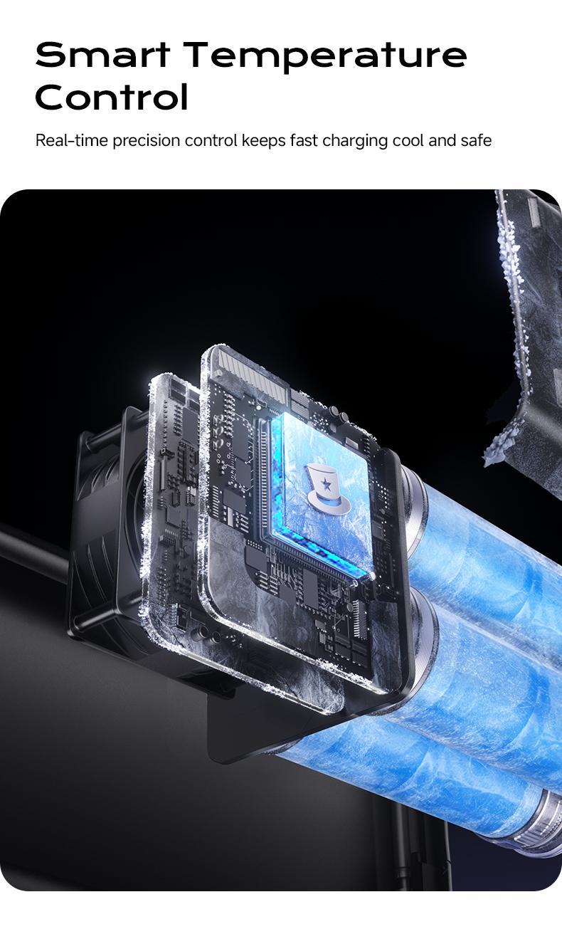 MAGIC JOHN Power Bank for Phones & Laptops, 15,000 mAh High-Capacity Portable Charger, USB-C Output, Built-in 2.3ft Retractable Cable, Airline-Approved, Compatible with iPhone 17/16 Series, MacBook, Samsung & More