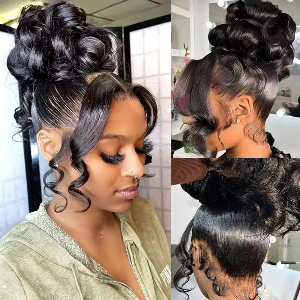 【30"=$107】Redice 360 HD Full Lace Front Wig Human Hair Body Wave Lace Front Wigs Human Hair  180 Density Pre Plucked Drawstring Lace Front Wig Glueless Hidden Strap Frontal Wigs for Women