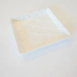 White Textured Napkin Tray