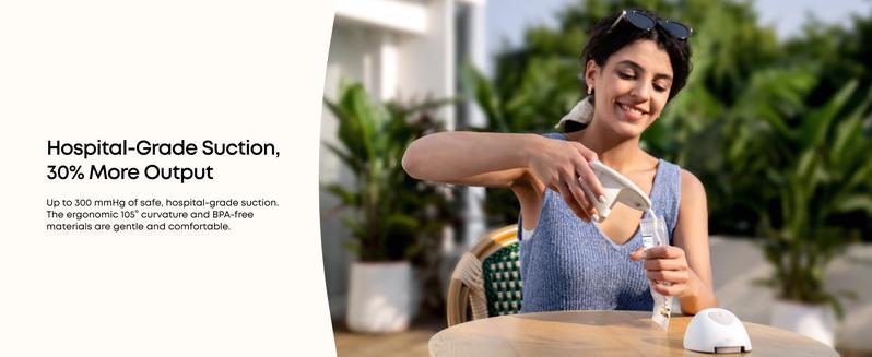 [LIVE] eufy E20 Heated Wearable Breast Pump, 3 Heat Levels, Hands-Free Breast Pump with Innovative HeatFlow, Optimized Rhythm via App, Hospital-Grade Suction, Leakproof, Ultra-Slim and Quiet for in-Bra Use