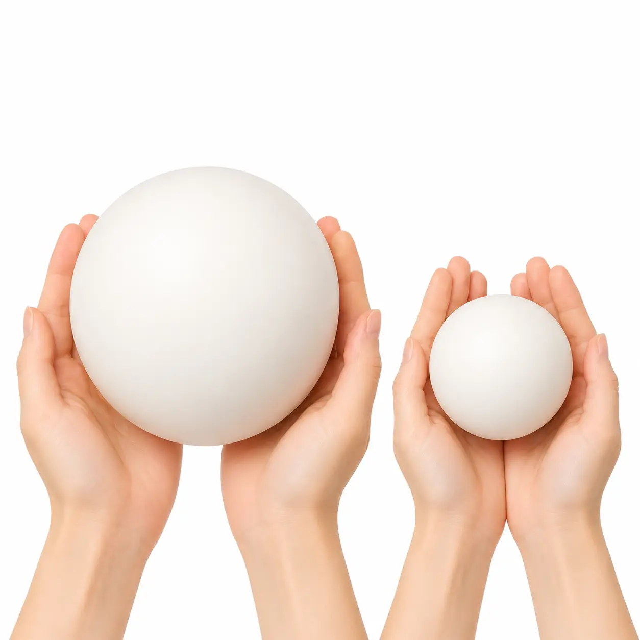 Silky-smooth Round Marshmallow Squishy Toy - Squilo Quick Rebound Non-Moldable  EVA Powder Filling Stretchy squeeze Sensory Fidget Toys for Stress Relief squish ball fun & soft Stress Ball cute relief toy Squishy Fidget Ball summervibes party gift idea