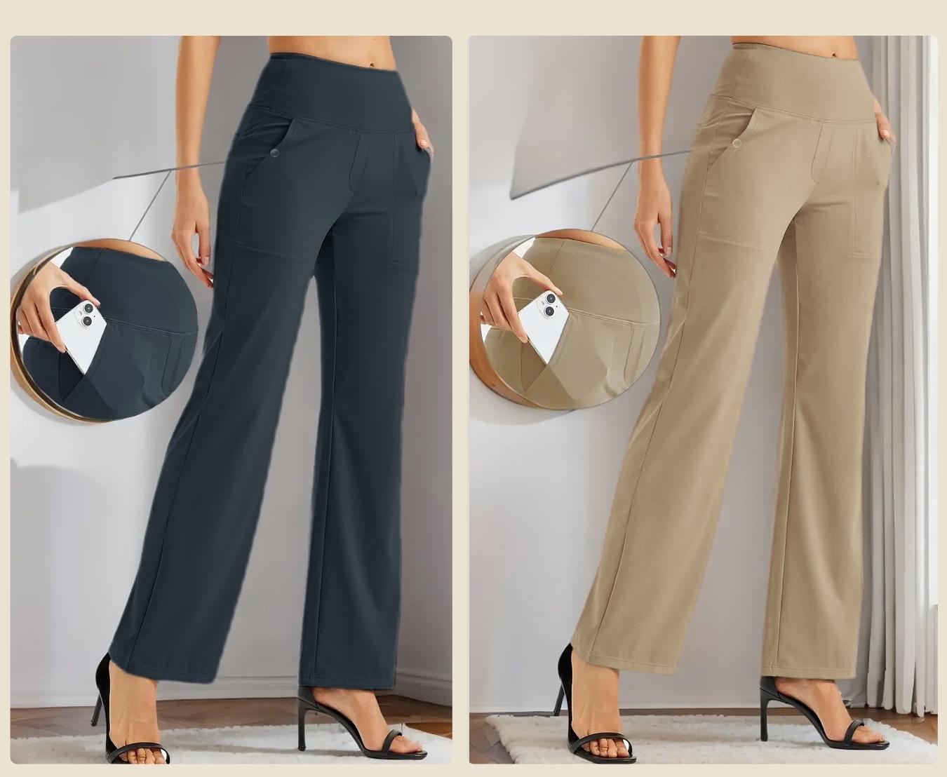 AOTILIUS 3-Pack Women's Yoga Pants Wide Leg High Waisted With Pockets Sweatpants Loose Cozy Comfy Sports Athletic Lounge Casual Basic Womenswear SpringStatements