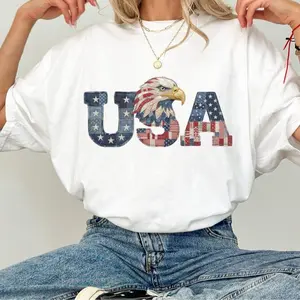 Comfort Colors PRINT America 250 Shirt, Vintage USA Heritage Patchwork Tee, Commemorative 1776-2026 Gift, Rustic Eagle Claw Graphic T-shirt