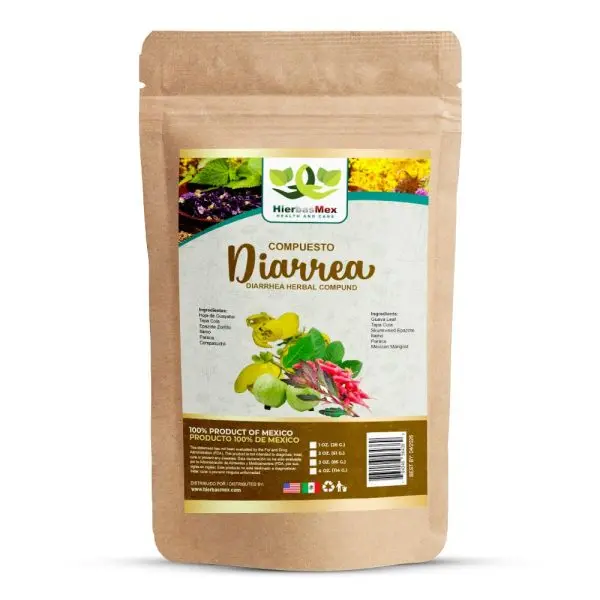 Compuesto Herbal Diarrea Diarrhea Kidney Support Herbal Compound Tea 4 oz.-113g Natural Mexican Herb Hierba Wild Crafted