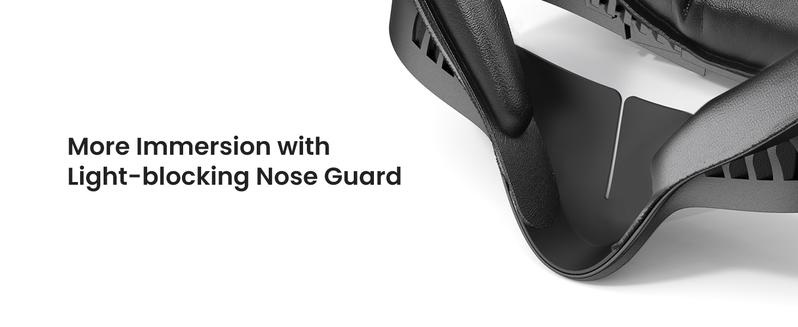 KIWI design V4 Facial Interface, 2 Face Pads Compatible with Oculus/Meta Quest 3S, Accessories for Quest 3S, NOT Compatible with Meta Quest 3