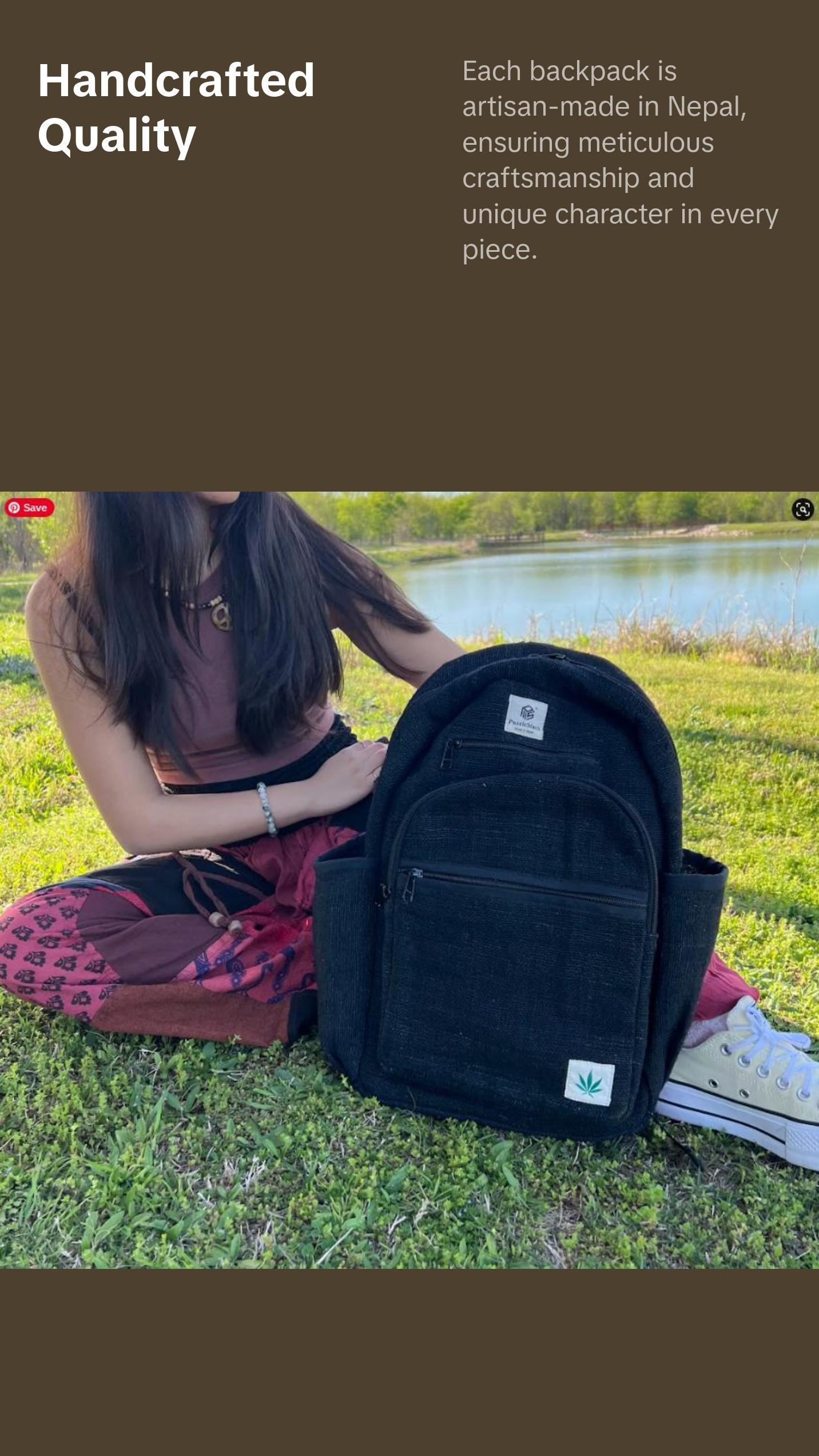 Kailash Himalayan Hemp Backpack