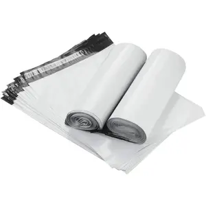 Poly Mailer Bags 14.5 x 19 in White Gray 2 Mil Thick Shipping Envelopes Self Sealing Waterproof Tear Resistant – 300 PCS