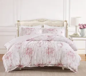 Shabby Chic Garden Floral Queen Comforter Set