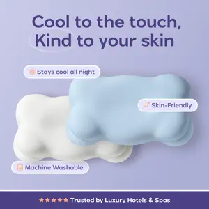 Mellow Sleep | Cloud Cooling Pillowcase - Silky Smooth Wrinkle Free - Stays Cool All Night - Skin Friendly - Machine Washable - Trusted by Luxury Hotels & Spas