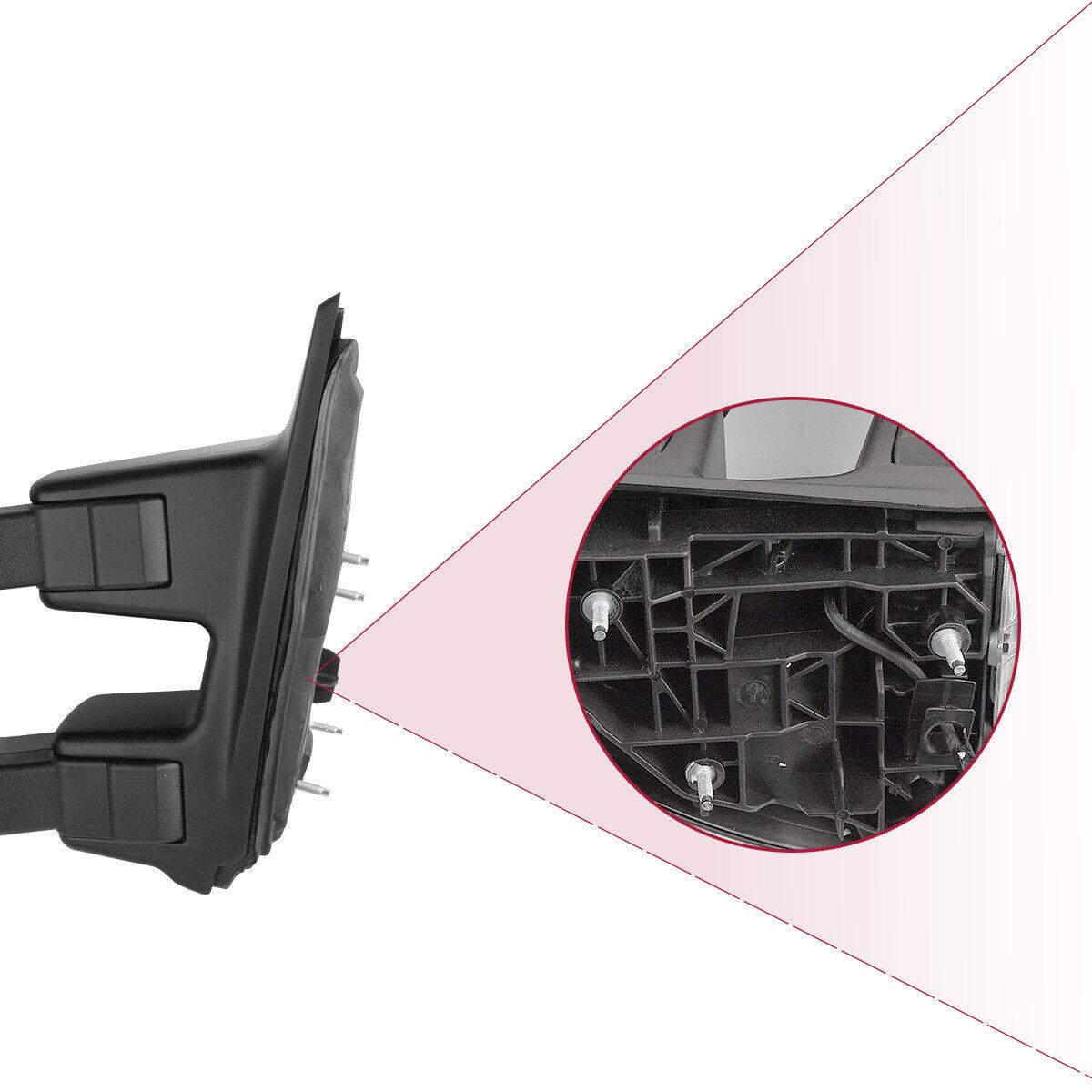 YITAMOTOR Power Heated Towing Mirror Car Accessories Compatible with 1999-2007 Ford F250 F350 F450 F550 Super Duty