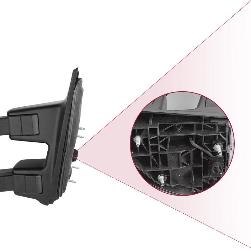 YITAMOTOR Power Heated Towing Mirror Car Accessories Compatible with 1999-2007 Ford F250 F350 F450 F550 Super Duty for Enhanced Safety and Visibility