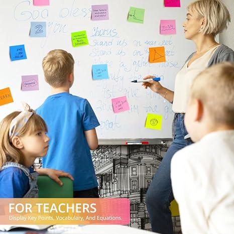 Sticky Notes, 12 Pads, 3x3 inches, Colorful Self-Stick Note Pads, Perfect for Office, Study, and Daily Life Organization - Soft Pastel